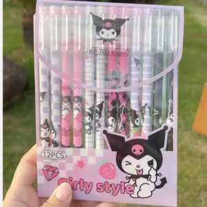 Estuche Lapiceros tinta Gel-Version KRM tinta negra