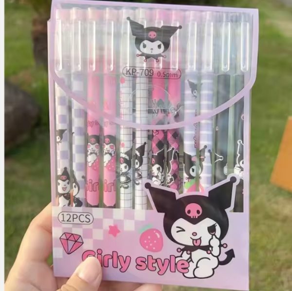 Estuche Lapiceros tinta Gel-Version KRM tinta negra