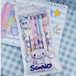 Set lapiceros Kawaii-Version Sanriio tinta azul