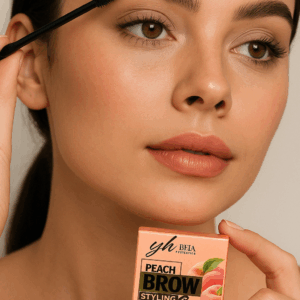 Domina tus cejas con estilo gracias al Peach Brow Styling Soap de YH BEJA. Este gel fijador con aroma a durazno mantiene tus cejas definidas, peinadas y en su lugar durante horas. Ideal para crear un look natural o efecto laminado sin residuos. ¡Fácil de aplicar y perfecto para cualquier tipo de ceja!