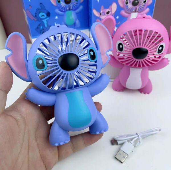 Abanico Portatil Recargable-Version Stich
