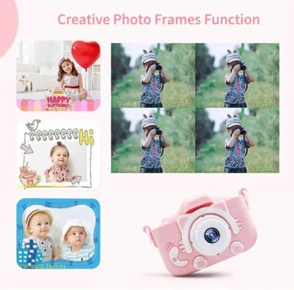 Camara digital Infantil-con funda de Gato