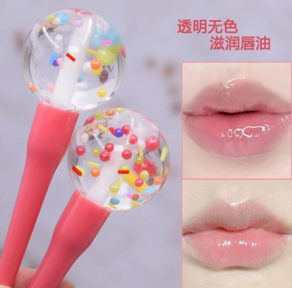 Lip Gloss Lollipop Transparente - Image 4