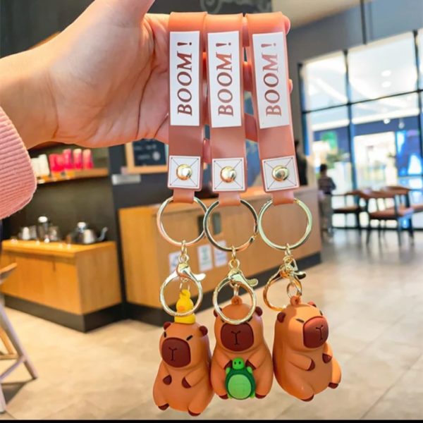 Llavero de Goma- Version Capybara kawaii - Image 2