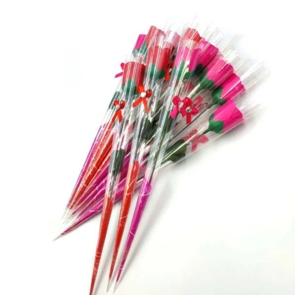 Rosa Artifical Te Amo Plastico FLRST-244347