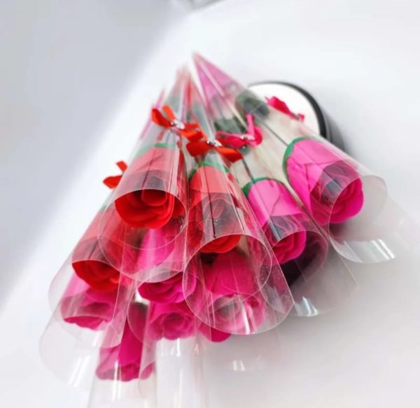 Rosa Artifical Te Amo Plastico FLRST-244347 - Image 3