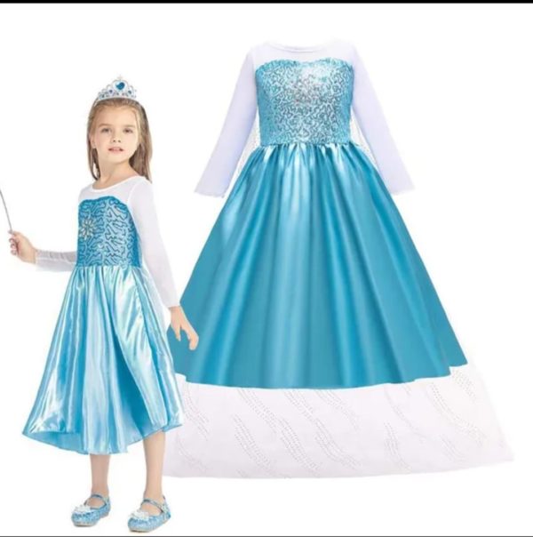 Disfraz Infantil Elsa/Frozen COD839456 - Image 4