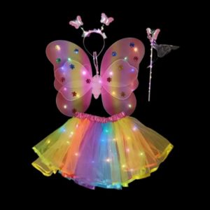 Disfraz Set Hada Mariposa C/tutu Multicolor COD836164
