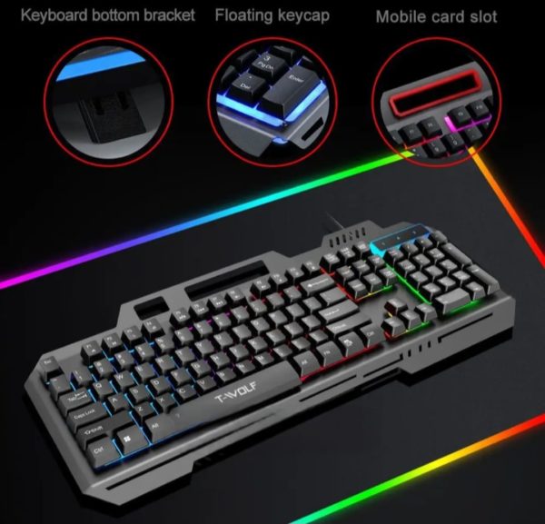 Teclado Gamer Metalico COD1907217 - Image 2
