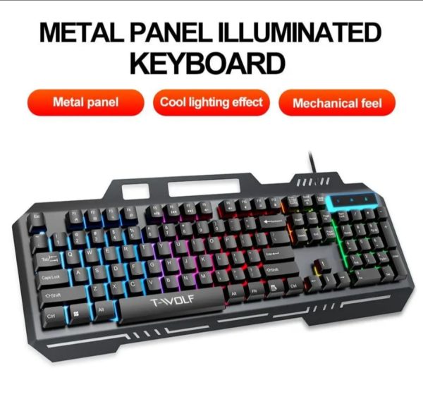 Teclado Gamer Metalico COD1907217