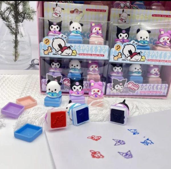 Set Sellos Sanrrio 3pzas CODRST24811