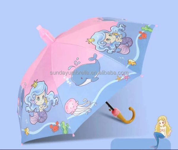 Sombrilla Infantil Baston Sirena
