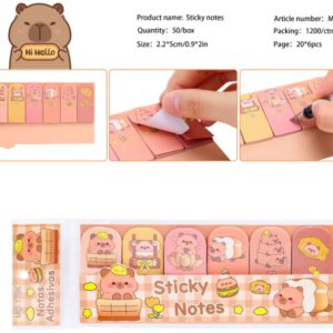 Stickers Capibara Separador de Paginas CODMD1796