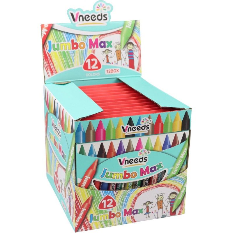 Crayones Cera Vneeds 12piezas COD0409620