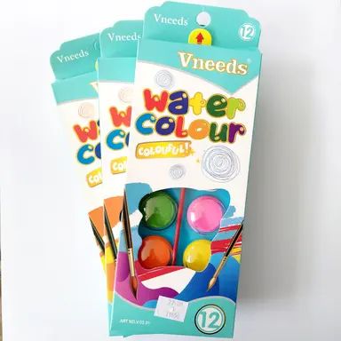 Acuarelas Vneeds Pintura Agua 12 Colores COD0409622 - Image 4