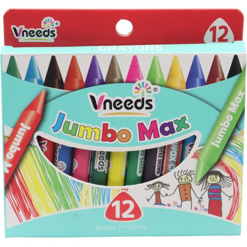 Crayones Cera Vneeds 12piezas COD0409620 - Image 2