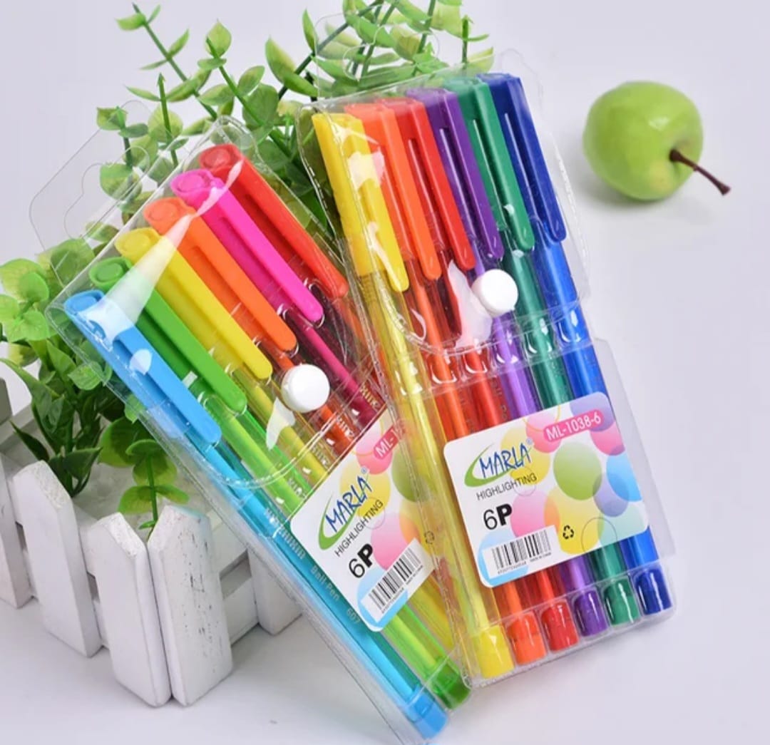 Set Lapiceros Colores 6Pzas COD844480