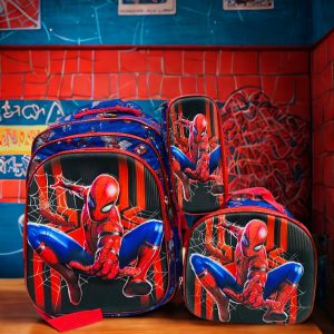 Set Escolar Hombre Araña - Acción Total