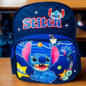 Mochila Infantil Stitch – 32cm con 2 Cierres