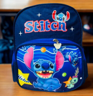Mochila Infantil Stitch – 32cm con 2 Cierres