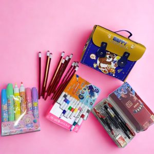 Maletín Escolar Creativo con Accesorios de Escritura