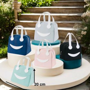 Lonchera con Forro Metálico "Smile" - Diseño Divertido