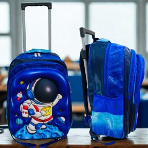 Mochila de Rodines Astronauta 3D - 3 Compartimientos