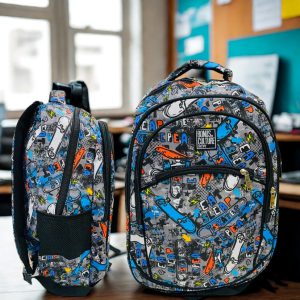 Skate "Eat Sleep Repeat": Diseño urbano con patinetas y tipografía estilo graffiti para los amantes del ska