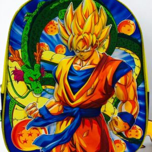 Mochila Infantil Goku (Dragon Ball Z) – 32cm con 2 Cierres.