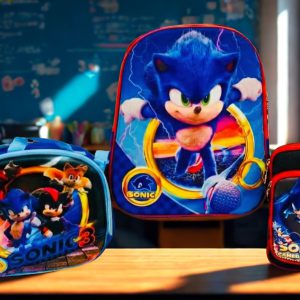 Combo Escolar 3 en 1 - Sonic the Hedgehog