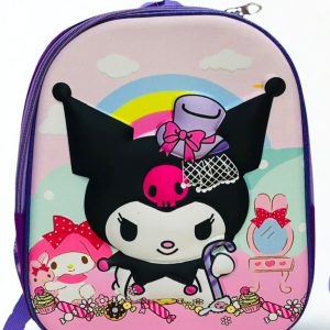 Mochila Escolar 3D Kuromi & My Melody - Edición Sweet Rainbow