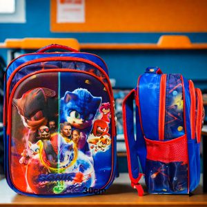 Bolso Escolar Sonic 3 (The Movie) - 3 Cierres