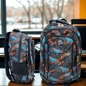 Racing "Speed"Mochila Juvenil Bonus Culture – Diseño de Autos de Carreras