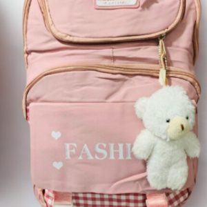 Mochila Juvenil de Tela "Fashion" - 5 Compartimentos con Cierre.