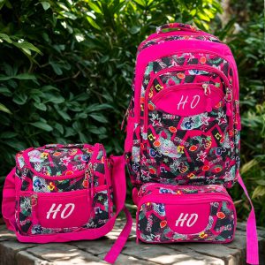 Trío de Bolso Juvenil "Music" - 4 Cierres