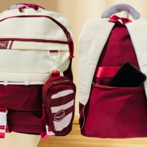 Mochila Juvenil XIPAI – 4 Cierres con Mini Estuche y Bolsillo de Seguridad