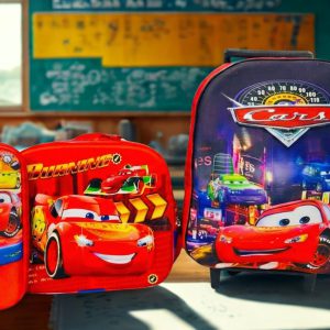 Combo Escolar 3 en 1: Disney Cars - Rayo McQueen Speed