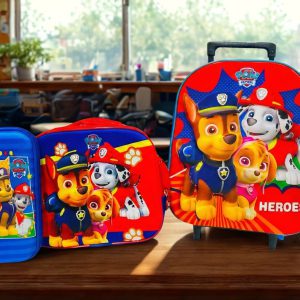 Combo Escolar 3 en 1: Paw Patrol - Team Heroes Rojo