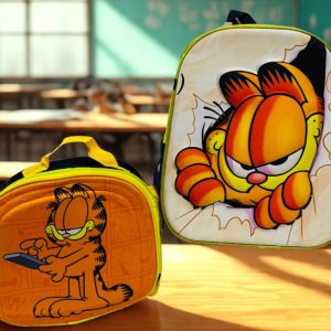 Dúo Infantil Garfield: Mochila y Lonchera