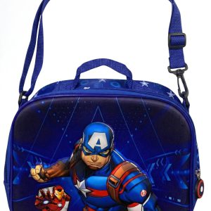 Lonchera Térmica Infantil Capitán América - Edición Avengers