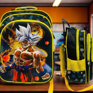Bolso con Rodines Goku Ultra Instinct – 3 Cierres y Ruedas de Goma
